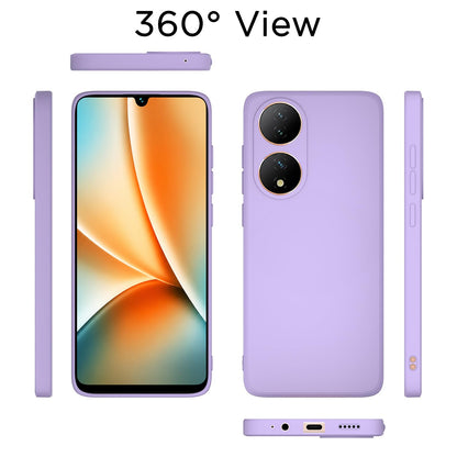 Pikkme purple Matte mobile back cover for Vivo Y100 5G – photo 4
