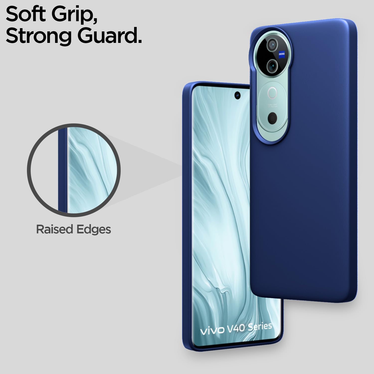 Vivo V40/V40 Pro/T3 Ultra 5G SideCut phone cover in blue by Pikkme – photo 4