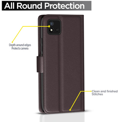 Realme C11 Wallet mobile flip cover in coffee by Pikkme – photo 4
