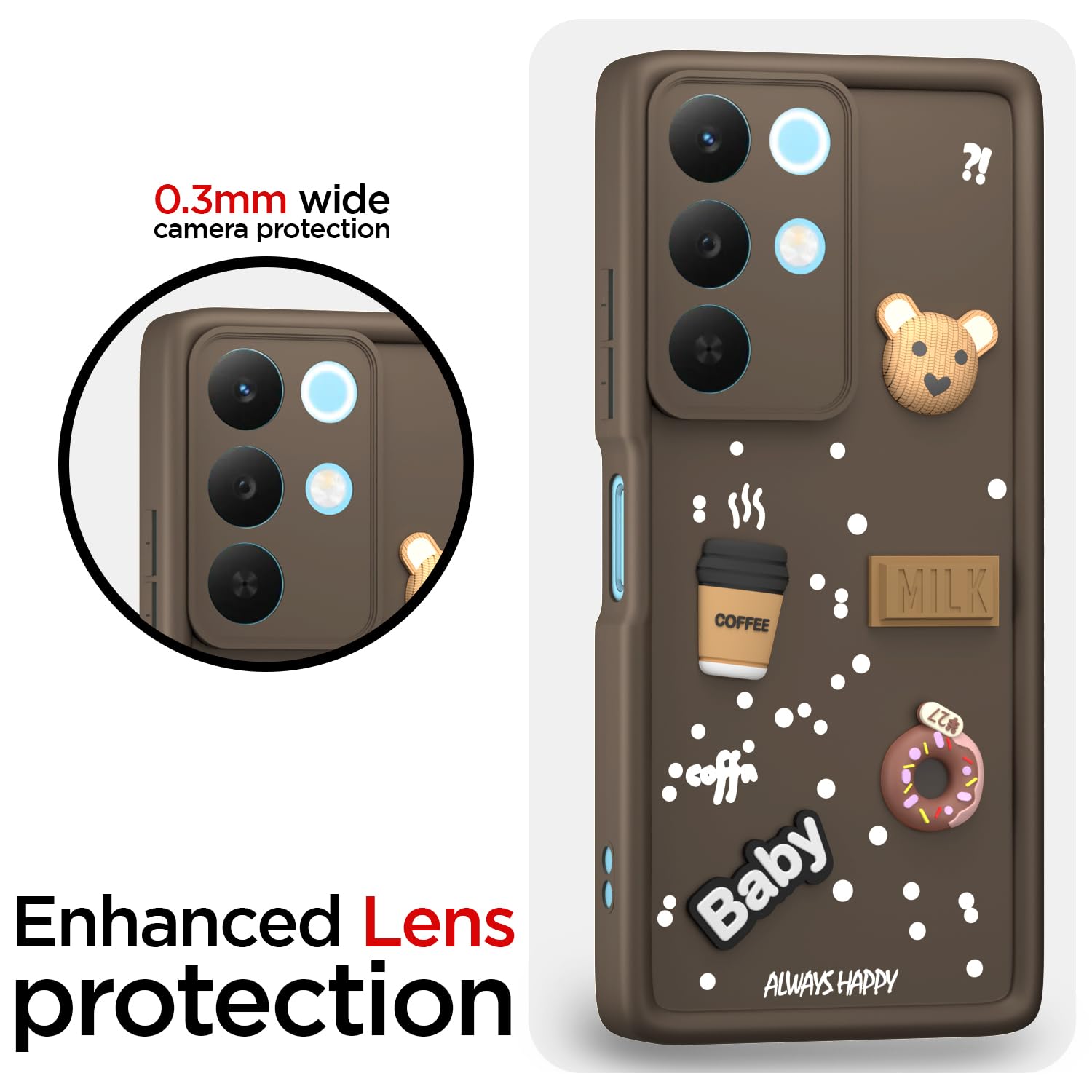 Brown Silicone mobile cover for Realme Narzo 90X 5G/C85 5G/15X 5G/3D – Pikkme – photo 5