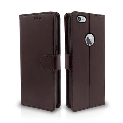 Pikkme coffee wallet flip cover for iPhone 6/6S