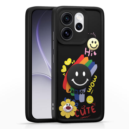 Oppo Reno 15 Pro Mini 5G Soft Silicone mobile back cover in black by Pikkme