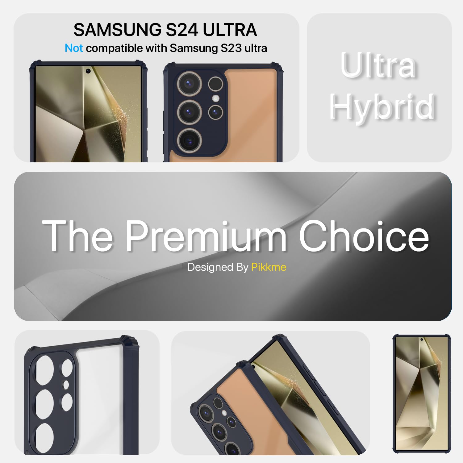 Pikkme Samsung S24 Ultra 5G Clear blue mobile cover – photo 3