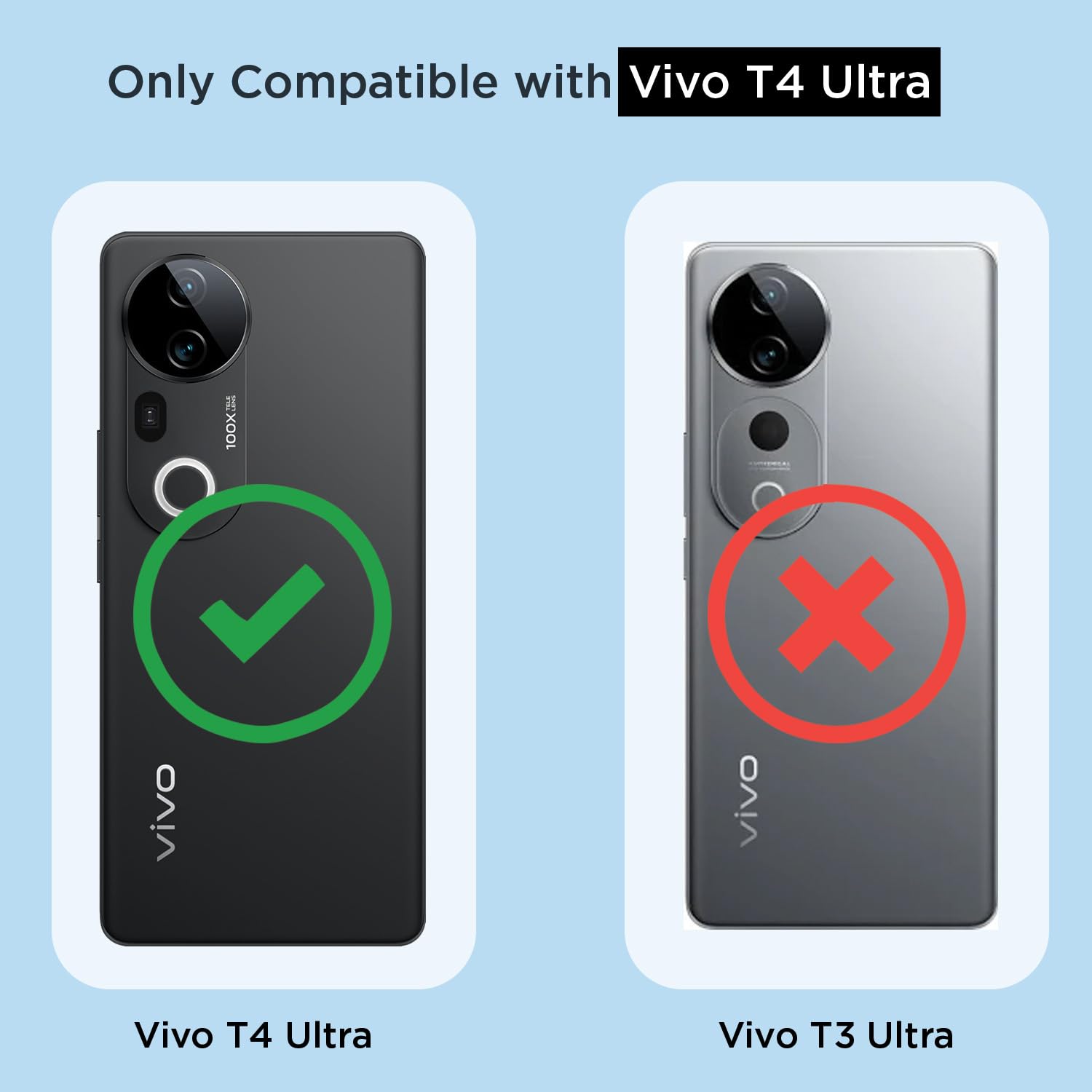 Pikkme Vivo T4 Ultra 5G PC + TPU Clear Transparent  Back Cover (Transparent)