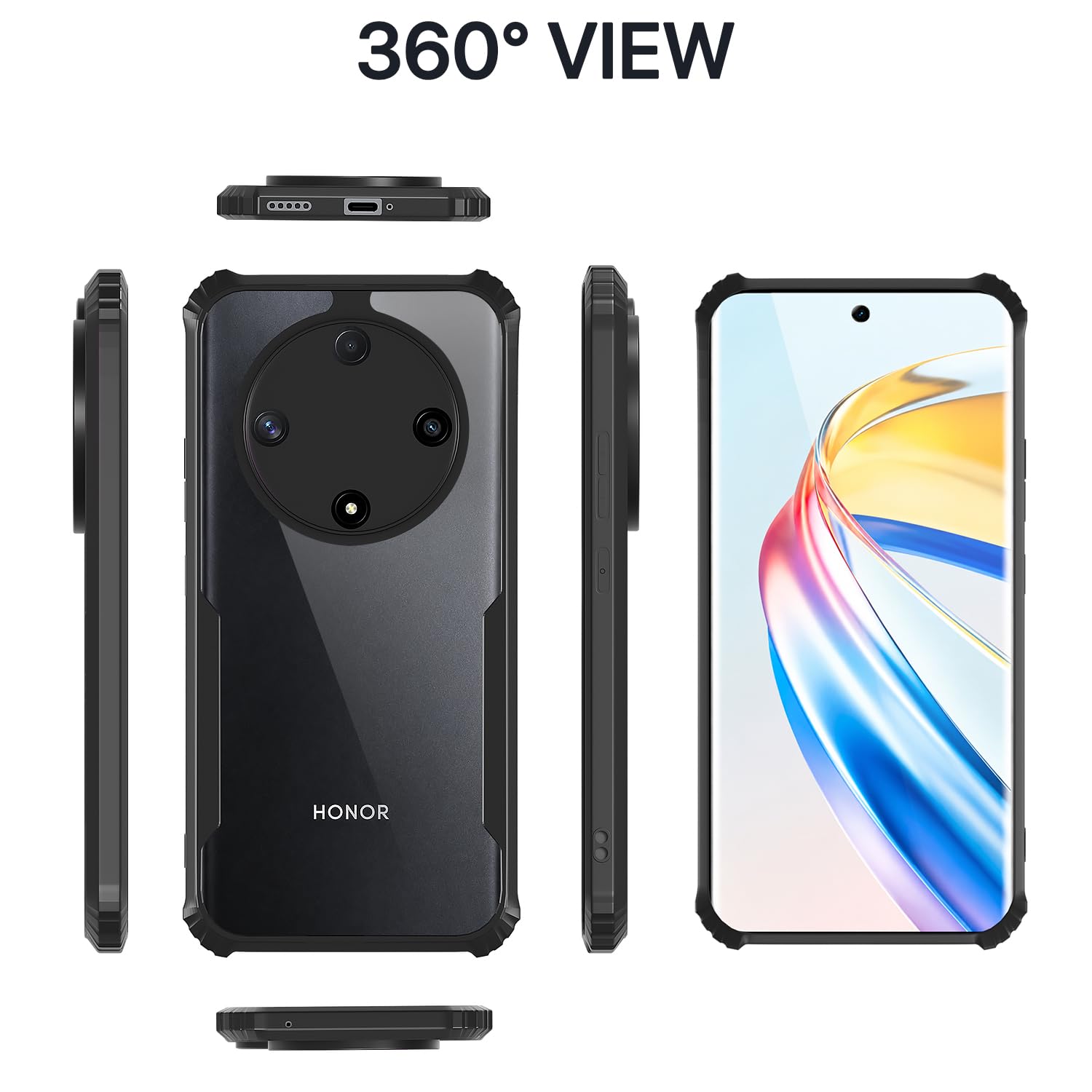 Pikkme Honor X9b 5G Ultra black mobile cover – photo 3