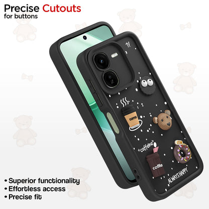 Pikkme black Silicone phone cover for iQOO Z9x 5G/3D – photo 6