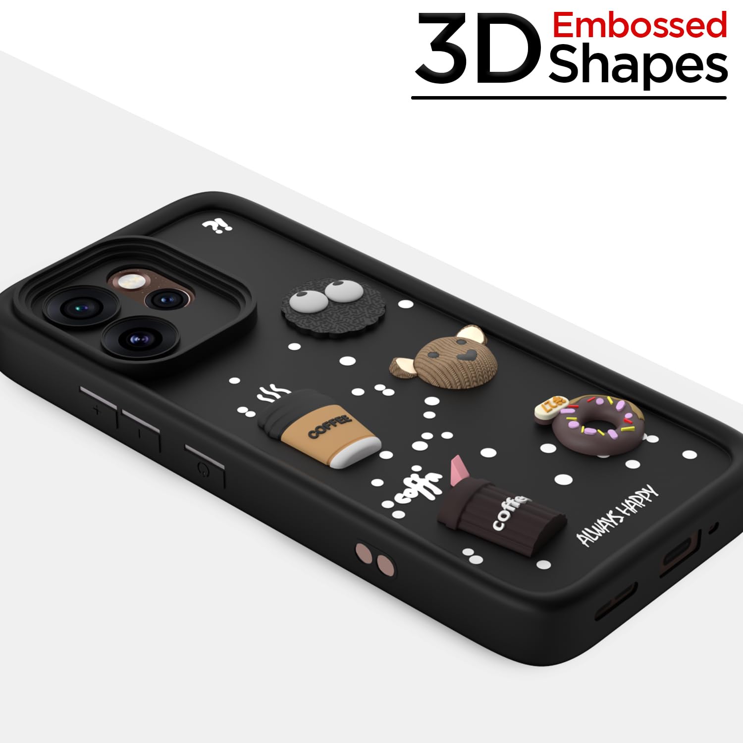 Black mobile cover for Oppo Reno 15 Pro Mini 5G/3D – Pikkme – photo 3