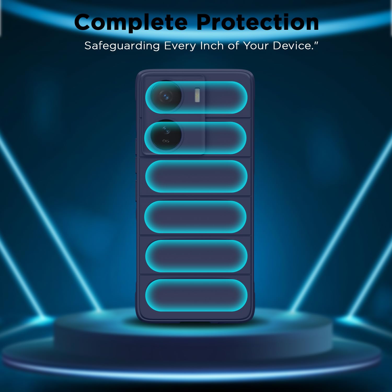 Pikkme blue mobile cover for iQOO Z7/Z7s 5G – photo 2