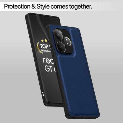 Pikkme blue Leather back cover for Realme GT 6/GT 6T 5G – photo 6