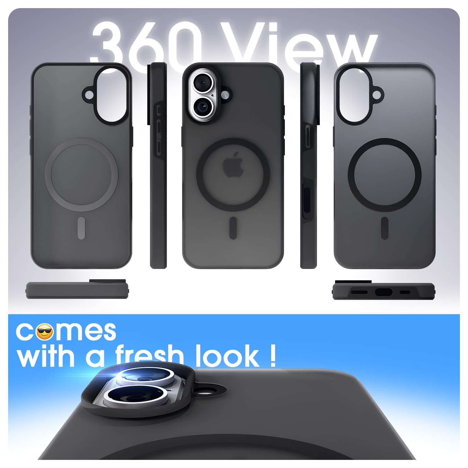 Pikkme iPhone 17 Soft Silicone black back cover – photo 2
