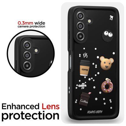Black phone cover for Samsung M17 5G/A17 5G/F17 5G/3D – Pikkme – photo 5