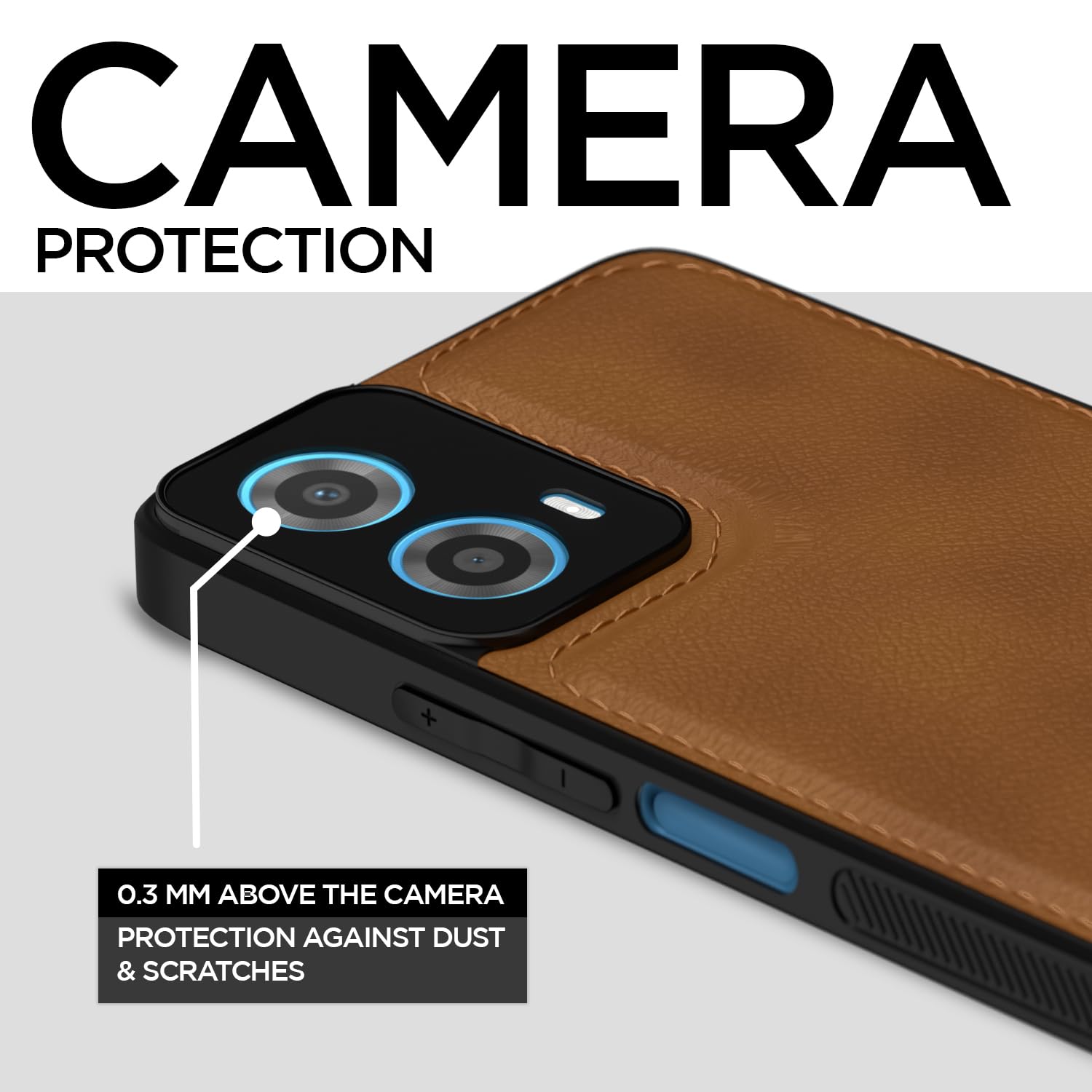 Moto G34/G45 5G back cover in brown by Pikkme – photo 3