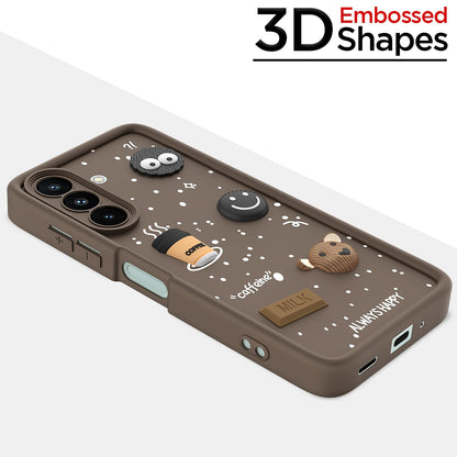 Pikkme brown Bear Coffee phone cover for Samsung A27/M47 5G – photo 3