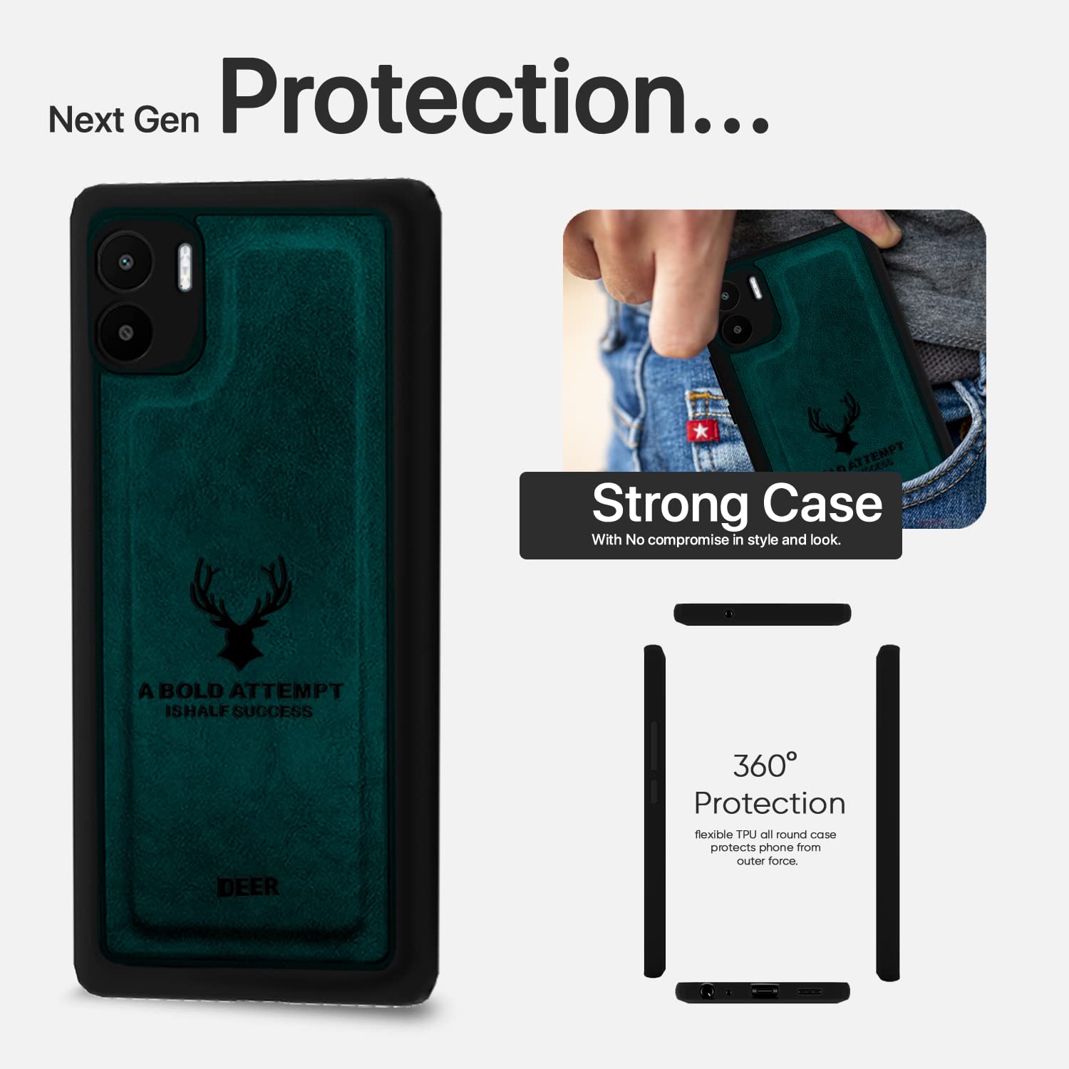 Blue mobile back cover for Redmi A1/A2 – Pikkme – photo 6