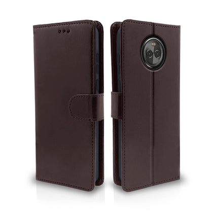 Pikkme Moto X4 coffee wallet flip cover