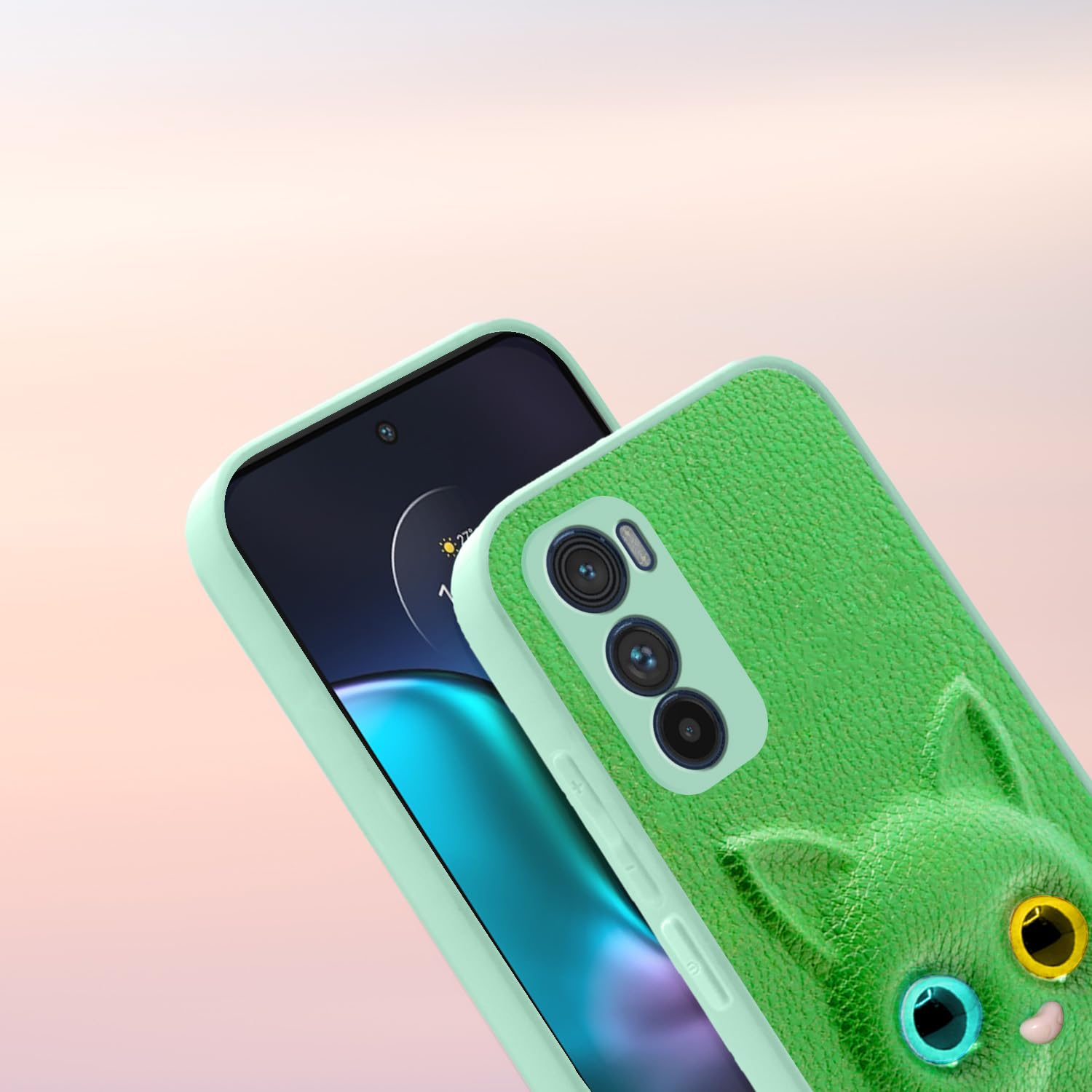 Pikkme green Cat back cover for Moto Edge 30 – photo 7
