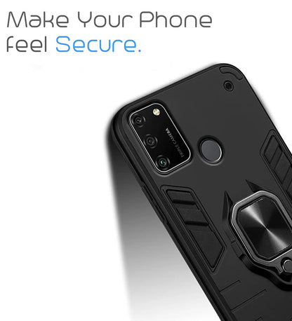 Honor 9A mobile back cover in black by Pikkme – photo 6