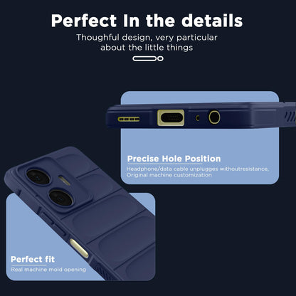 Realme C55/Narzo N55 Liquid Silicone phone cover in blue by Pikkme – photo 5