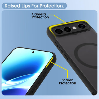 Pikkme black smoke mag-safe MagSafe mobile back cover for Vivo X300 FE 5G – photo 4