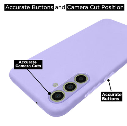 Pikkme Samsung A34 5G Liquid Silicone purple back cover – photo 4