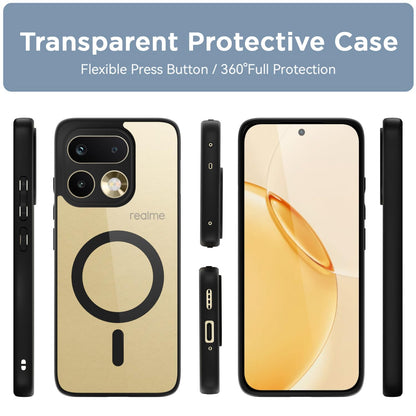 Realme 16 Pro Plus 5G MagSafe mobile back cover in black mag-safe by Pikkme – photo 2