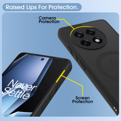 Black smoke mag-safe MagSafe phone cover for OnePlus 13R 5G – Pikkme – photo 4