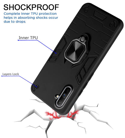 Black D5 Tough Armor phone cover for Realme C3 – Pikkme – photo 4