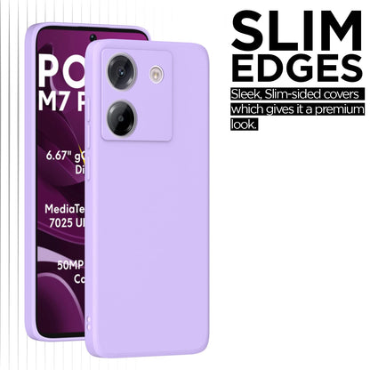 Poco M7 Pro 5G Matte mobile back cover in purple by Pikkme – photo 6