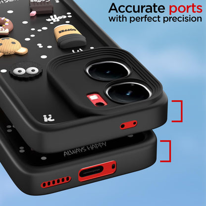 iQOO Neo 9 Pro 5G/3D Silicone mobile back cover in black by Pikkme – photo 4