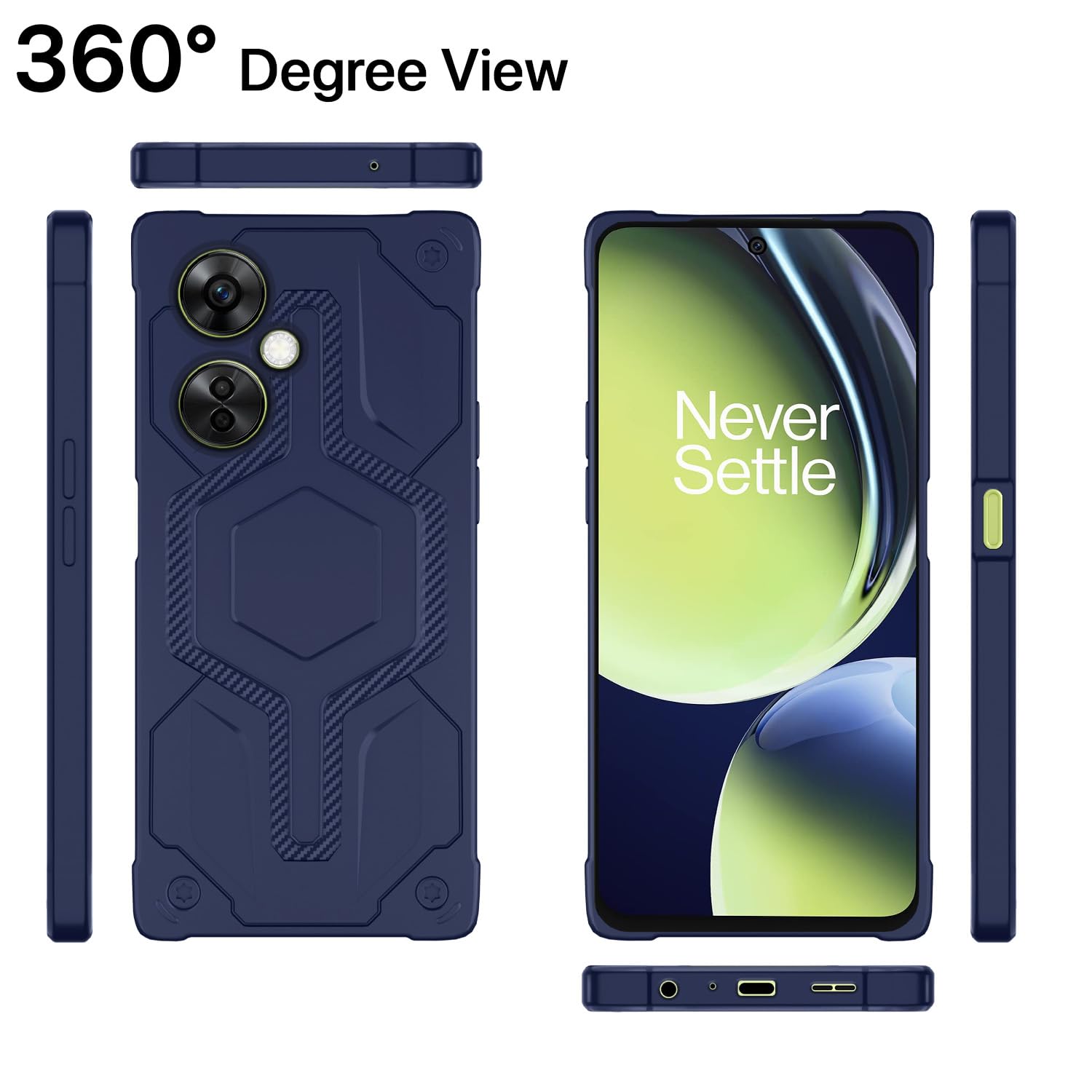 Pikkme blue mobile cover for OnePlus Nord CE 3 Lite 5G – photo 2