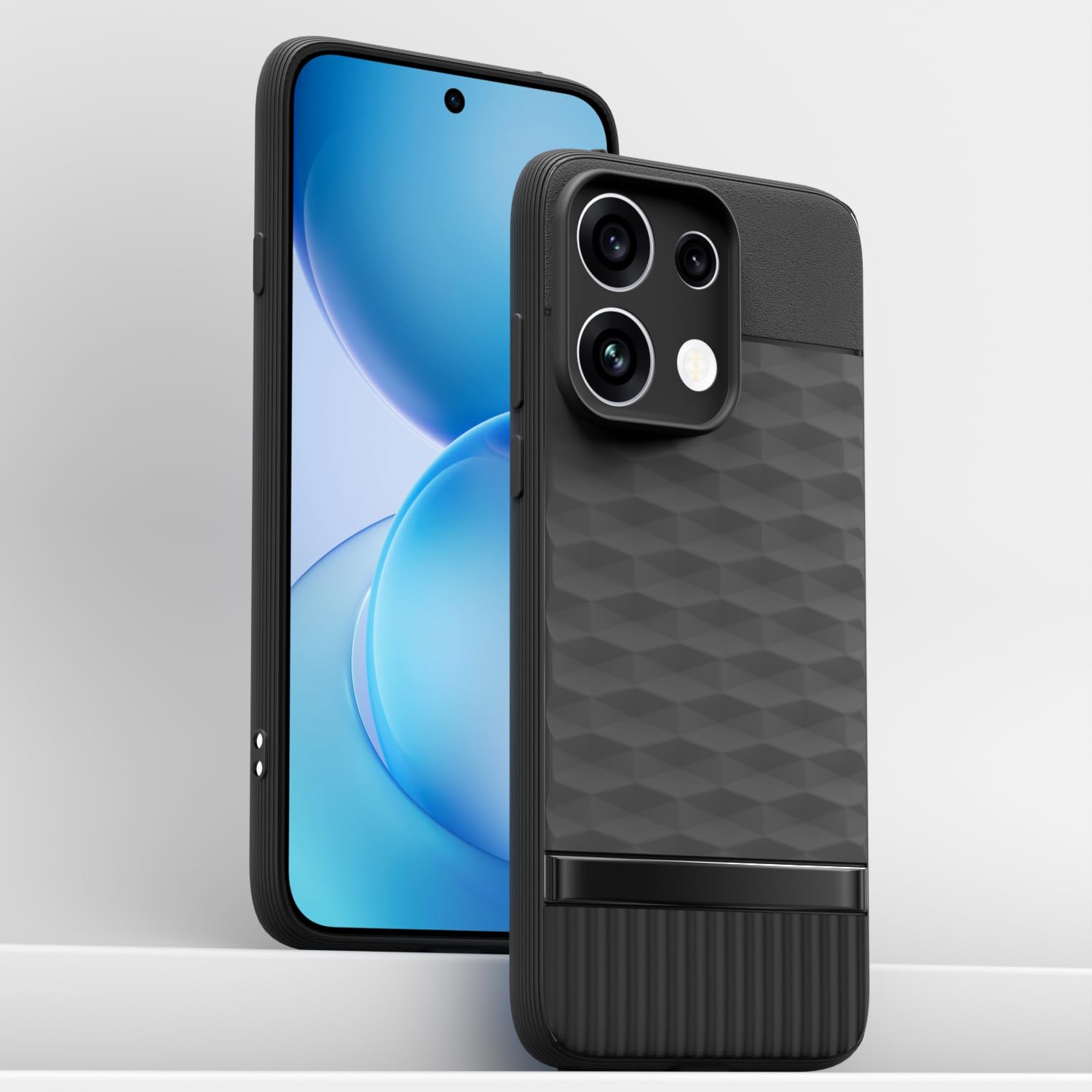 Oppo Reno 16c 5G Silicone phone cover in black by Pikkme – photo 2