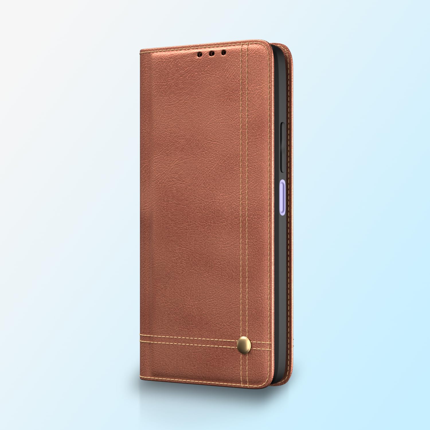 Pikkme brown Magnetic mobile flip cover for Moto G35 5G – photo 6