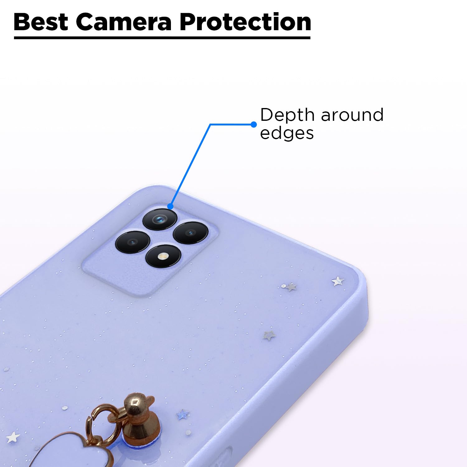 Pikkme purple mobile cover for Realme Narzo 50/8i 4G – photo 2