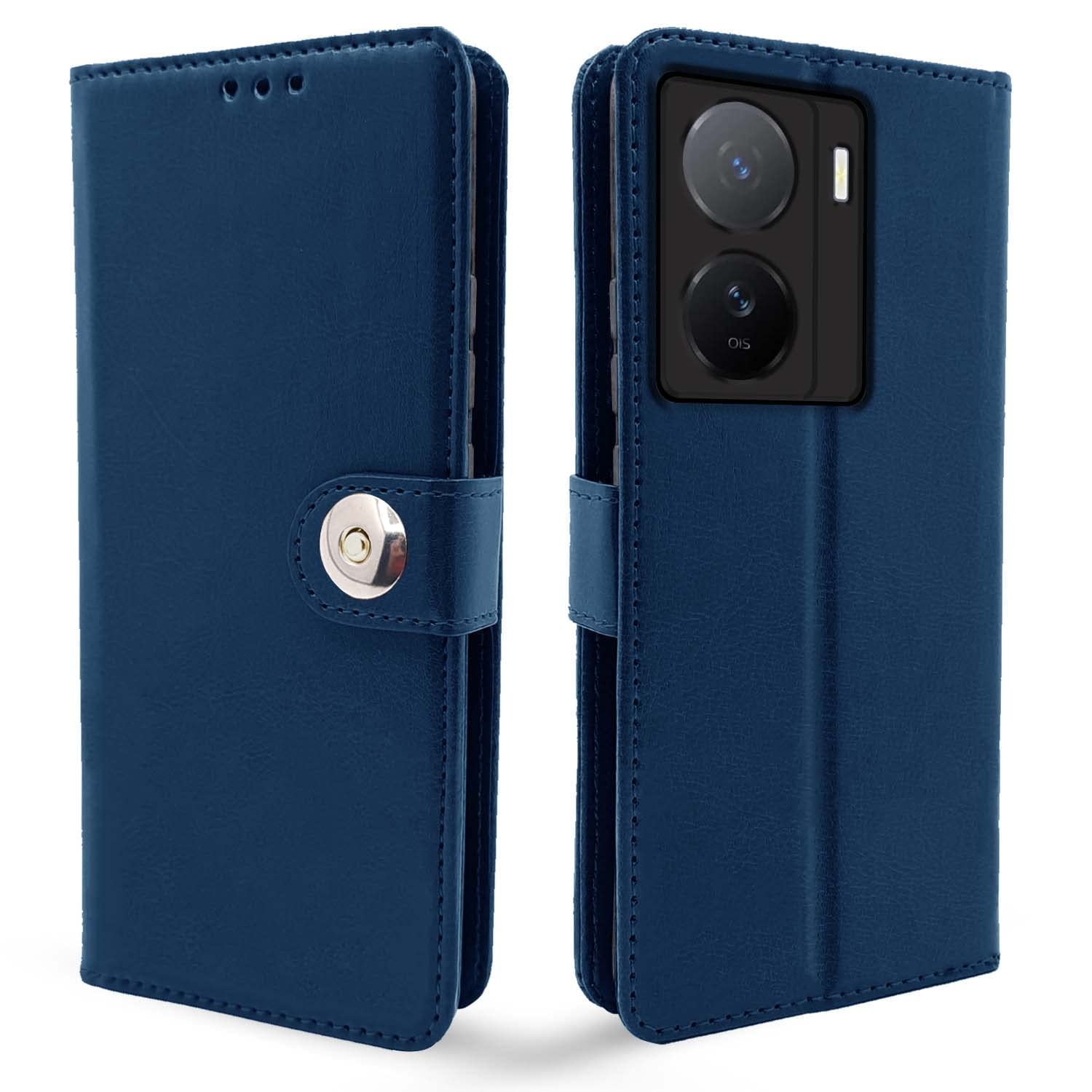 Blue Button flip cover for iQOO Z7/Z7s 5G – Pikkme
