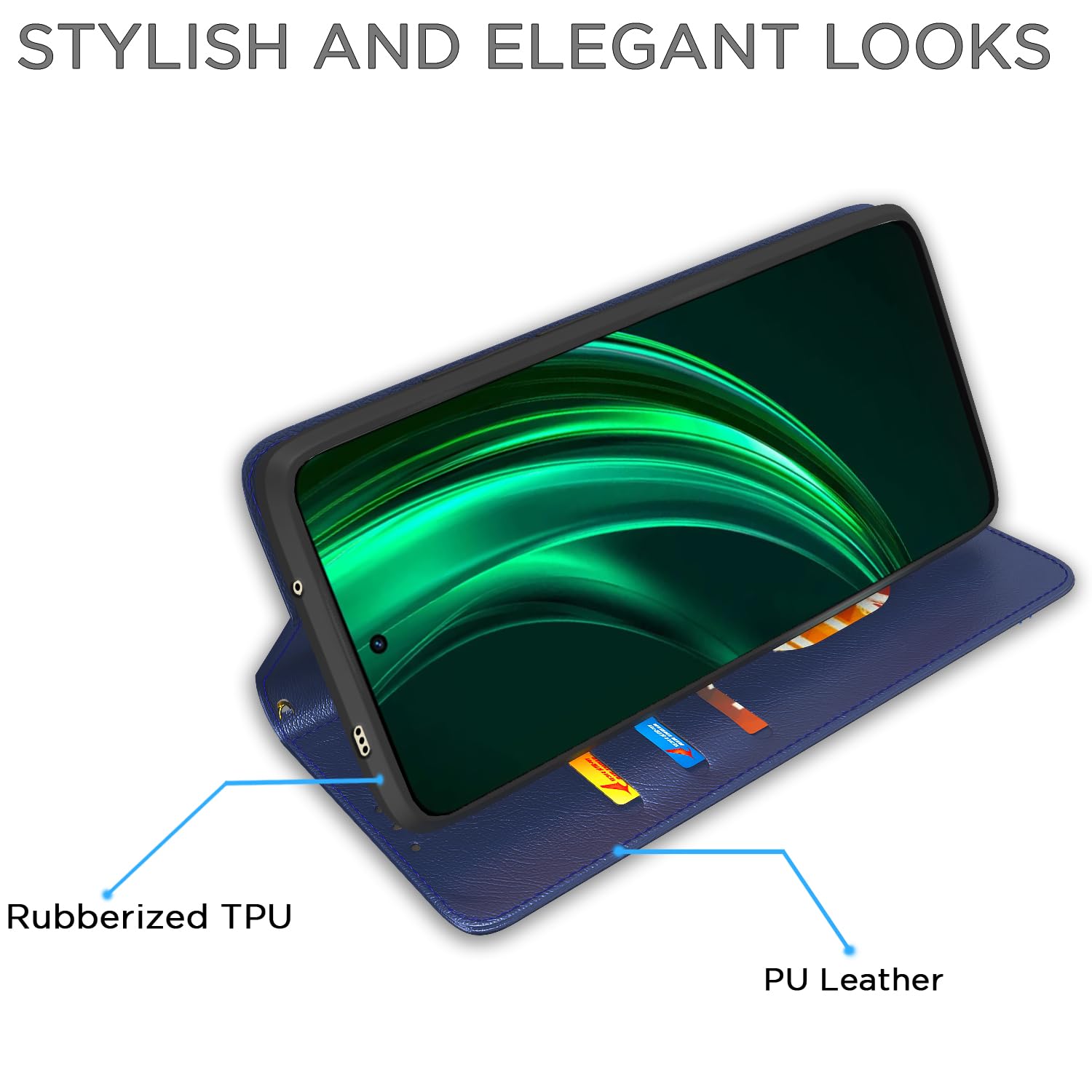 Pikkme blue flip cover for Realme 13 Plus 5G/P1 – photo 5
