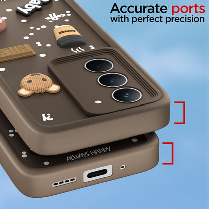 Brown mobile cover for Realme Narzo 80x/P3x/14X 5G – Pikkme – photo 4