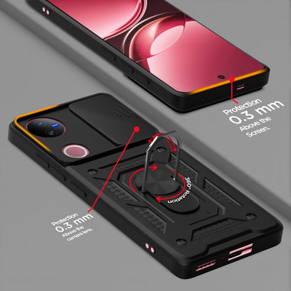 Pikkme iQOO Z10R/Vivo V50/V50e/Vivo T4R 5G D10 Camera Shield black mobile back cover – photo 4