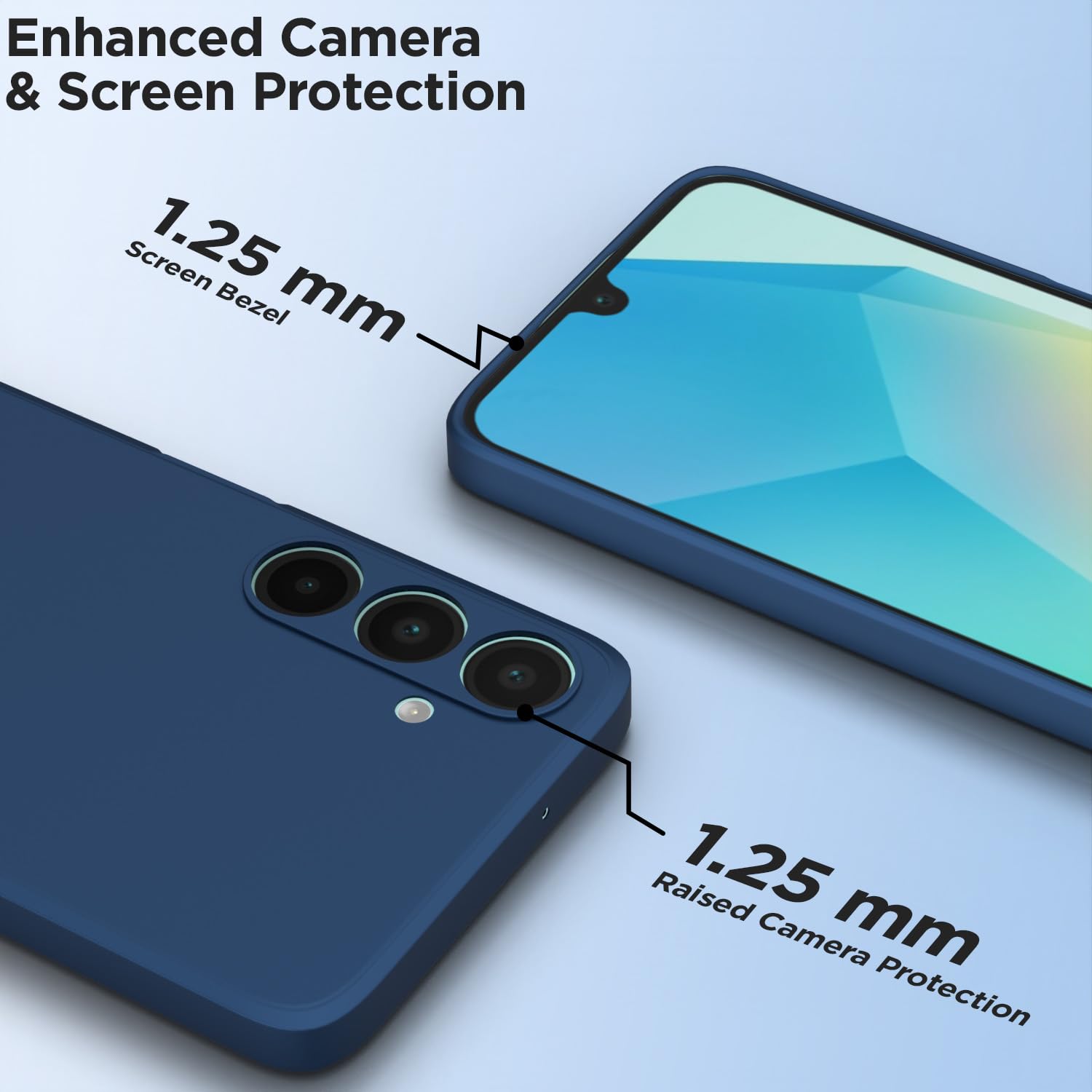 Blue Matte mobile cover for Samsung A26 5G – Pikkme – photo 2