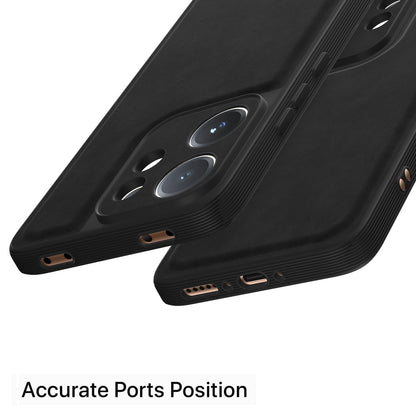 Vivo V60/T4 Pro 5G Leather phone cover in black by Pikkme – photo 4