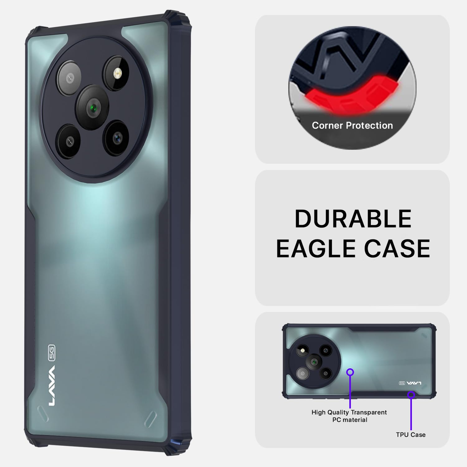 Pikkme Lava blue back cover – photo 5