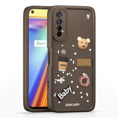 Pikkme Realme 7/Narzo 30 4G/Narzo 20 Pro brown phone cover