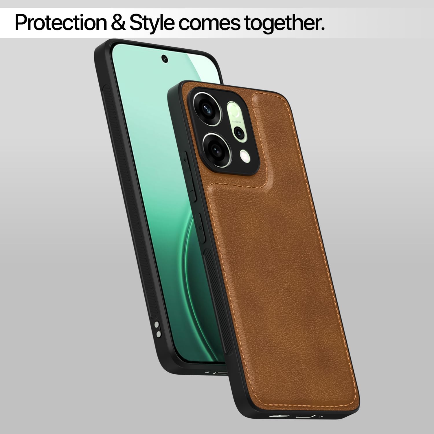 Brown phone cover for Oppo Reno 14 5G – Pikkme – photo 7