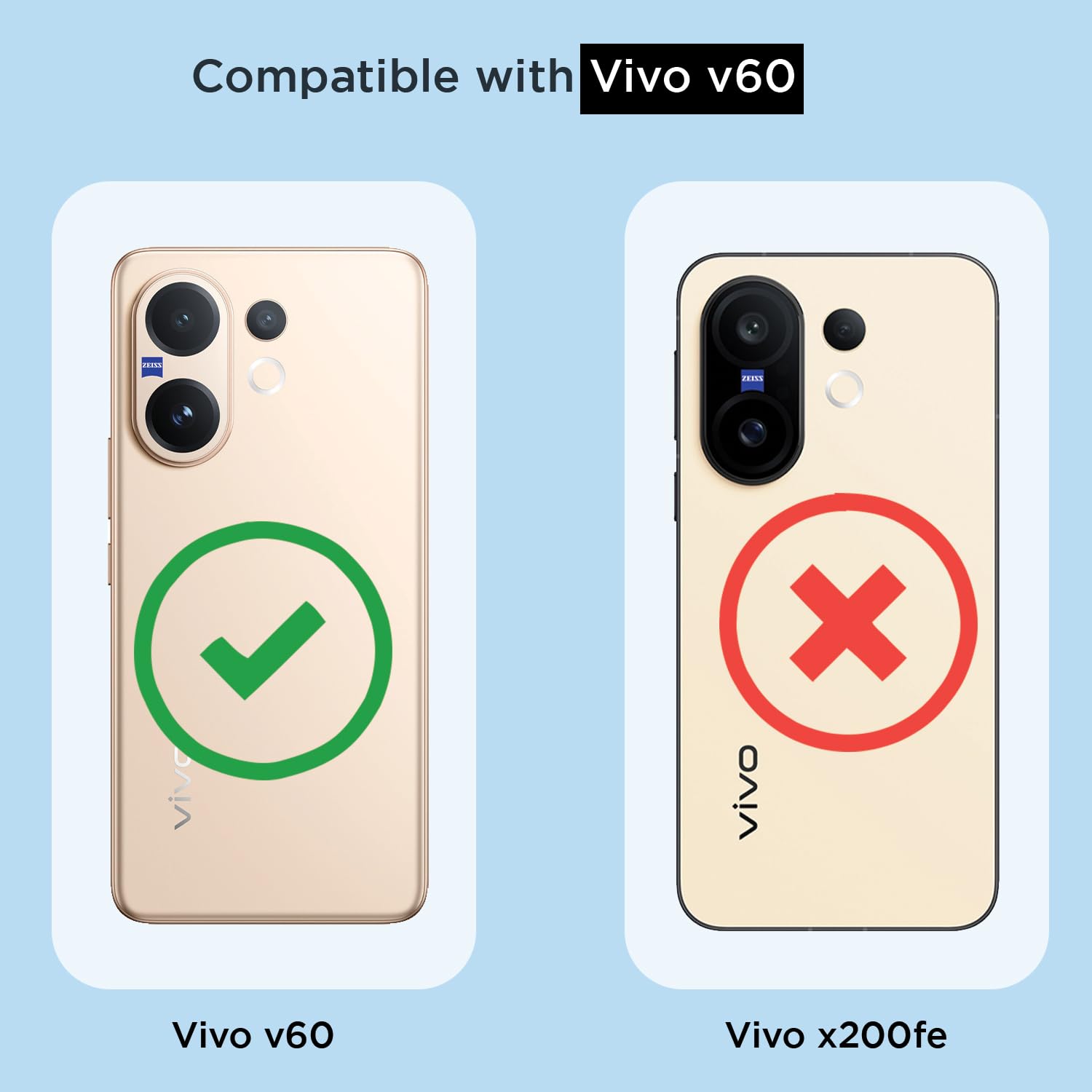 Vivo V60/T4 Pro 5G mobile cover in transparent mag-safe by Pikkme – photo 4