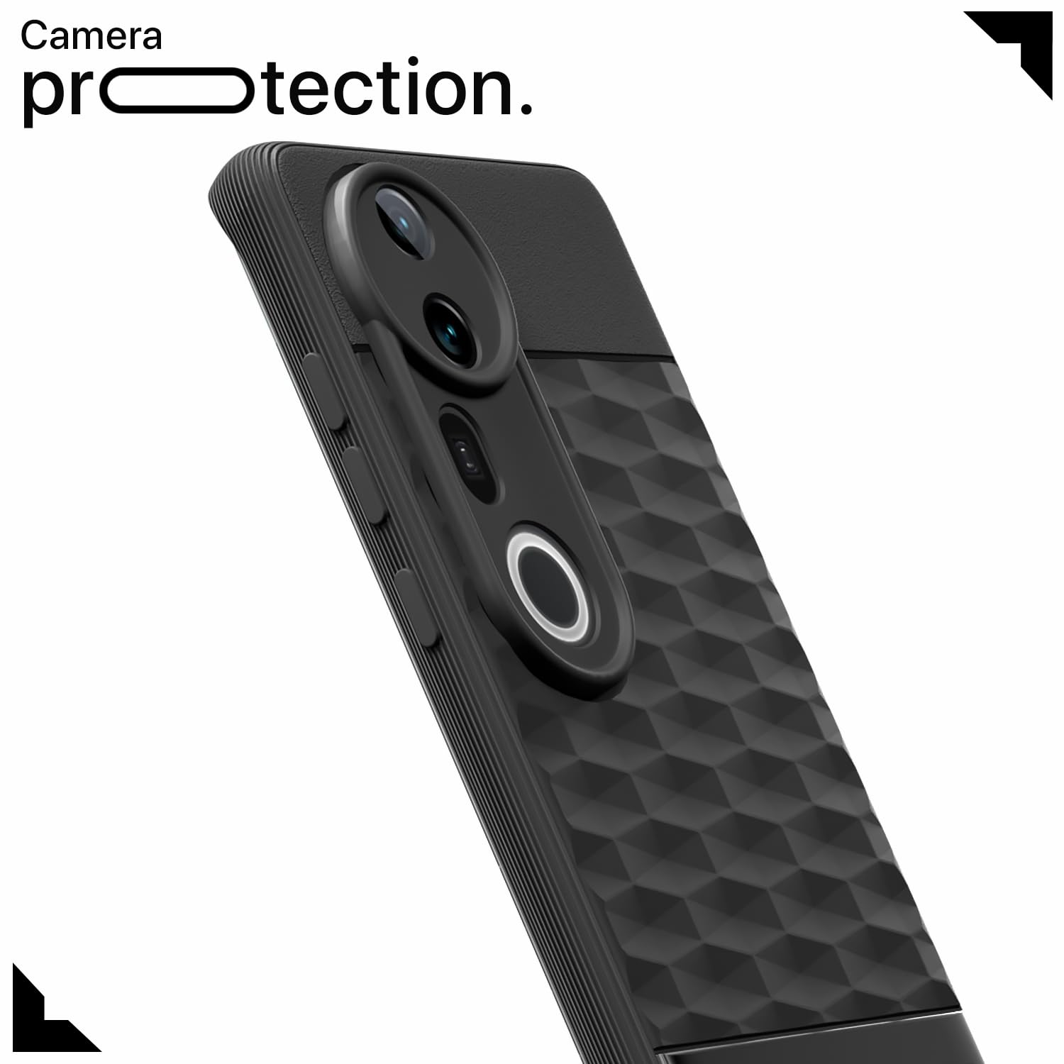 Pikkme Vivo T4 Ultra 5G Shockproof Soft Flexible Gencase Back Cover (Black)