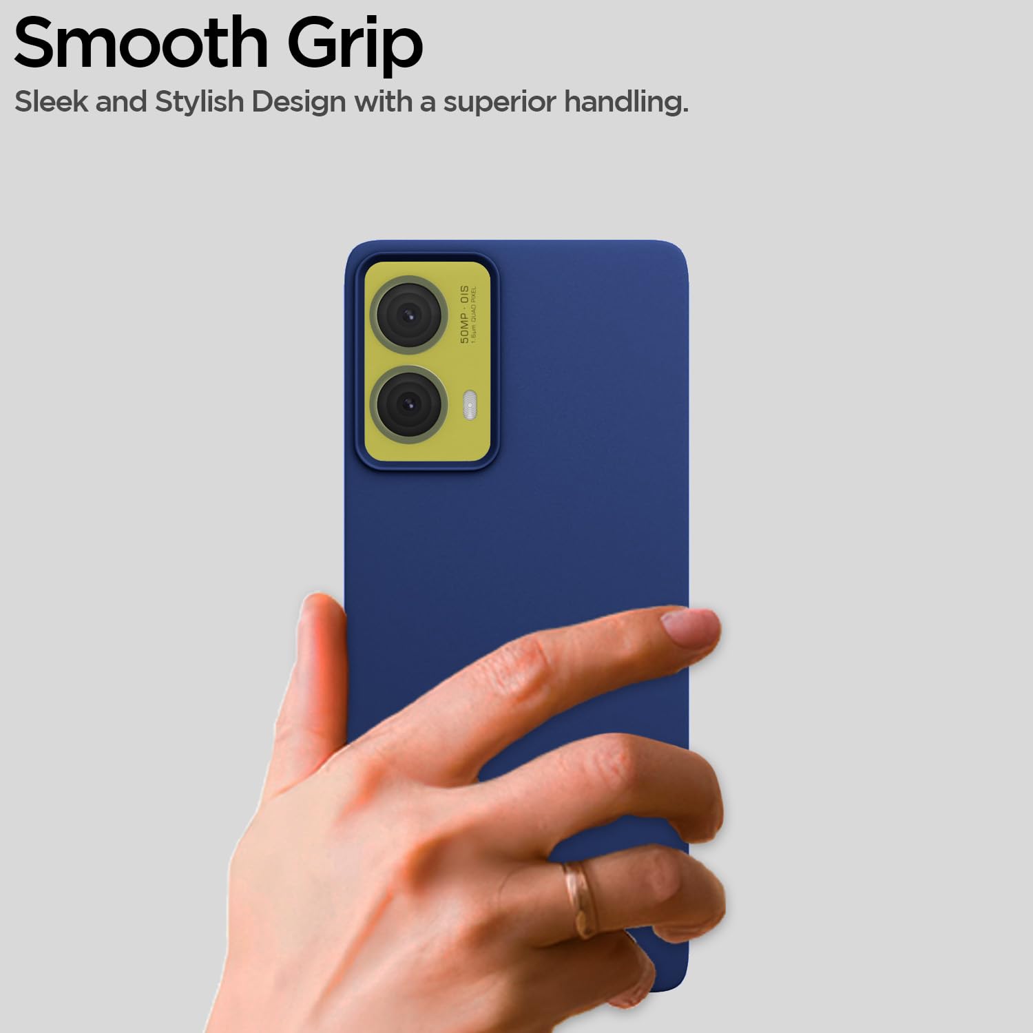 Pikkme Moto G85 5G SideCut blue phone cover – photo 7