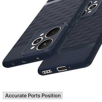 Realme 15 5G Silicone mobile back cover in blue by Pikkme – photo 4