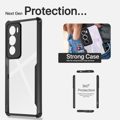 Oppo Reno 12 5G mobile back cover in black by Pikkme – photo 6
