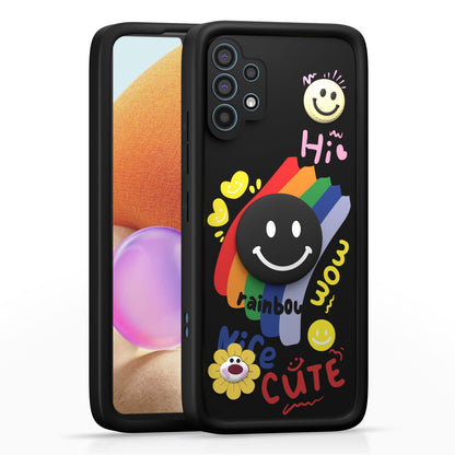 Black phone cover for Samsung A32 4G – Pikkme