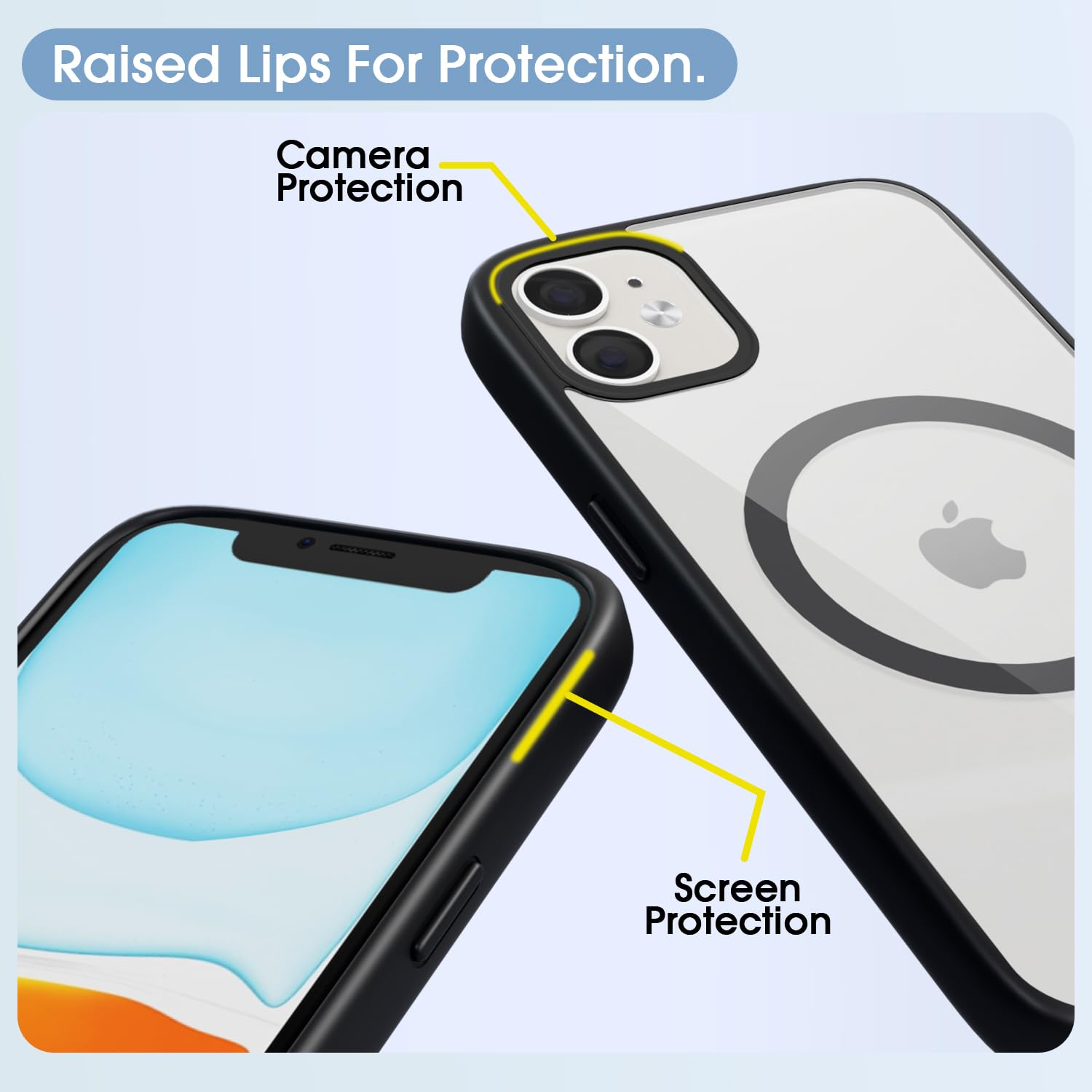 Black Carbon mobile back cover for iPhone 11 – Pikkme – photo 4