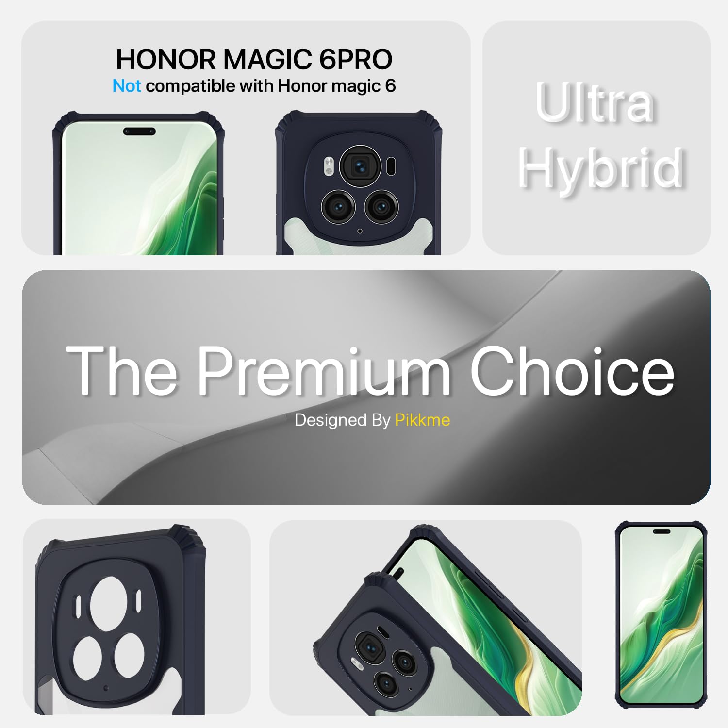 Pikkme blue phone cover for Honor Magic 6 Pro 5G – photo 3